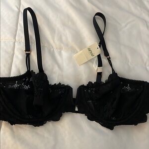 Aerie Black Lace Bra